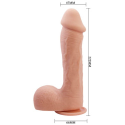 Beautiful - BAILE Gode réaliste Johnson Beautiful 16 x 4.7cm